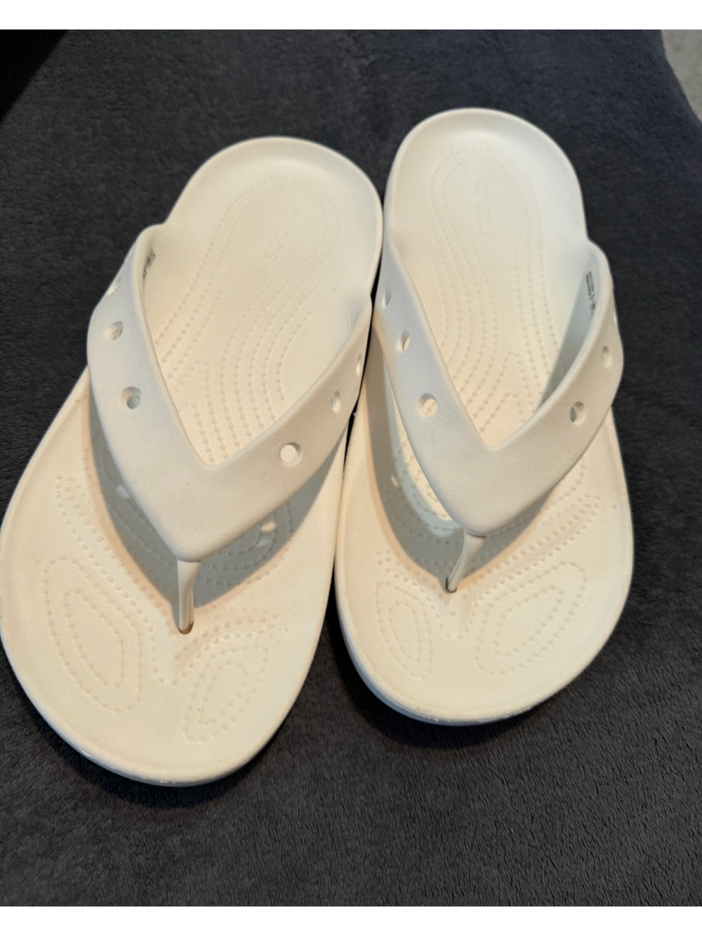 Croc’s White Orthopedic Slides•11